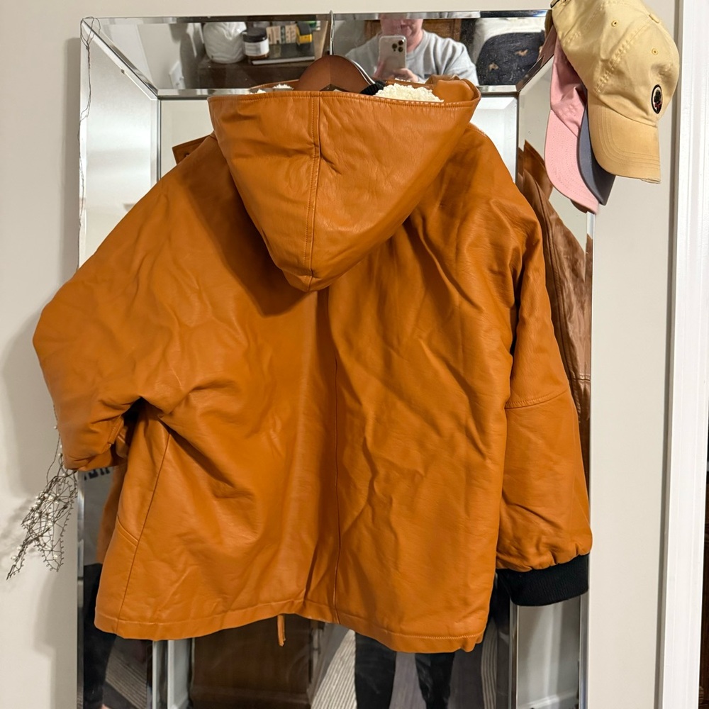 Free People; We The Free - Moxy Trapeze Vegan Leather Jacket - Picture 10 of 11